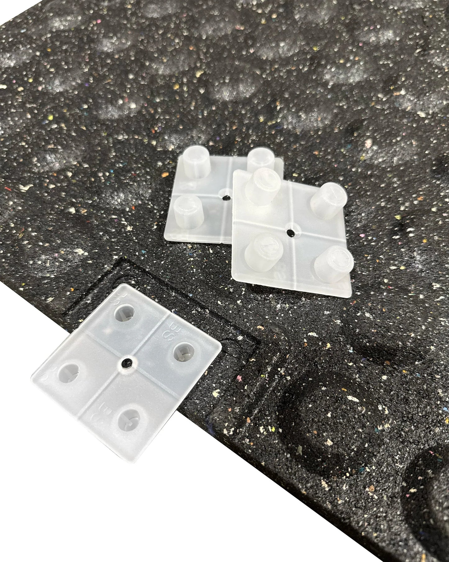 20mm Premium Black Rubber Tile (1m x 0.5m / Grey Fleck)