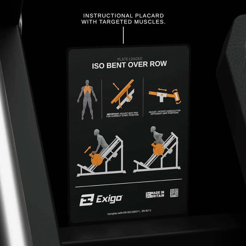 Exigo Plate Loaded 2.0 ISO Bent Over Row