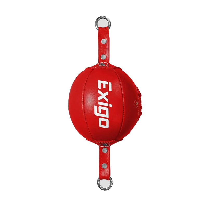 Exigo Super Pro Leather Reaction Double End Ball - Red XS