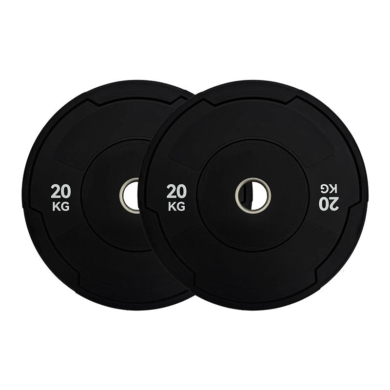 Monochrome Olympic Black Bumper Plates 2.0