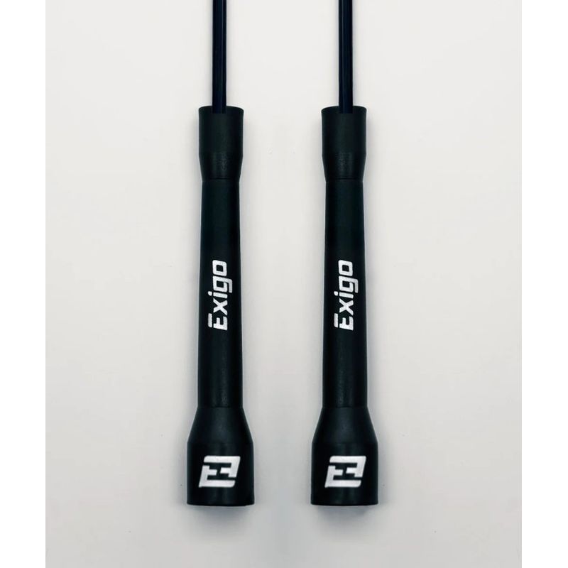 Exigo Stealth Super Pro Adjustable Speed Rope - White - Black
