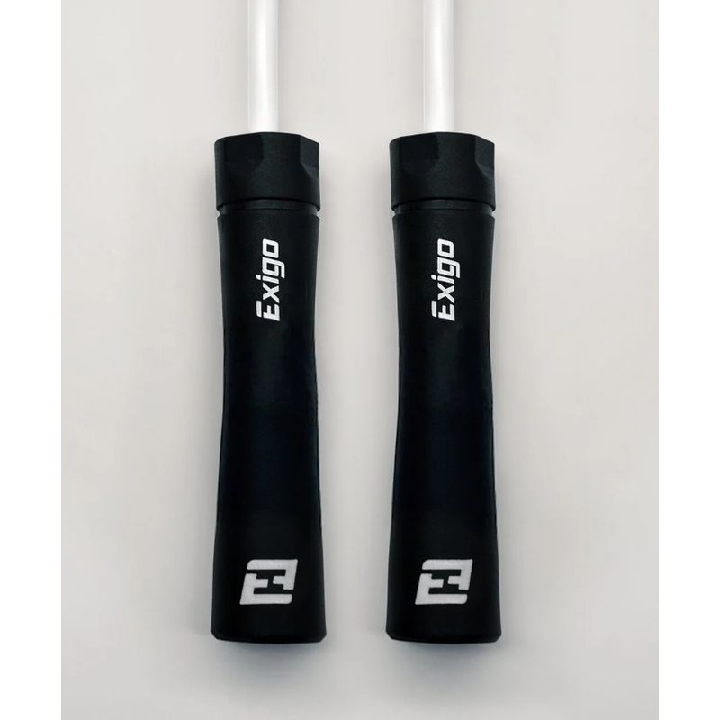 Exigo Stealth Heavy Power Jump Rope - White - Black