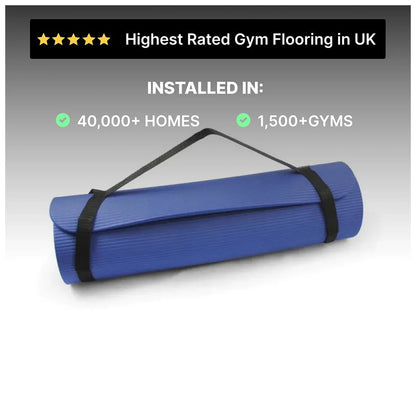10mm Exercise Mats with Removable Shoulder Strap