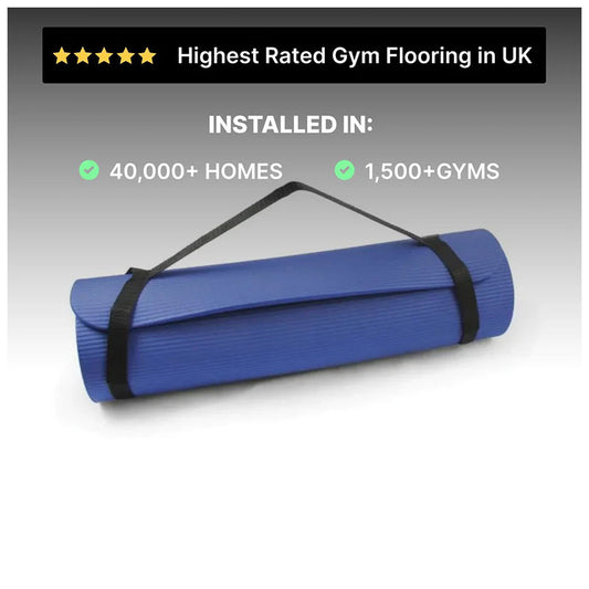 10mm Exercise Mats with Removable Shoulder Strap