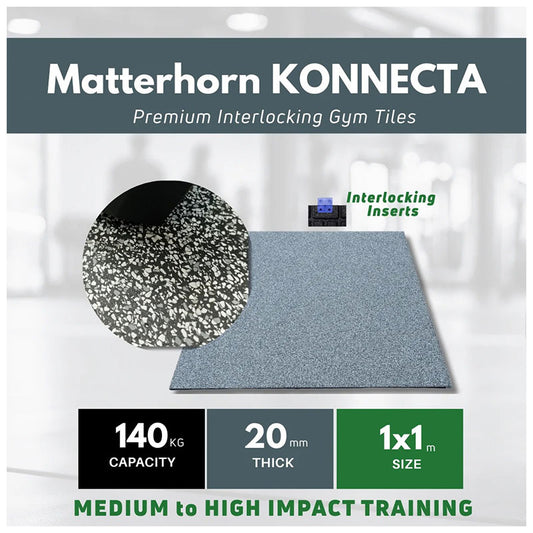 20mm Konnecta Matterhorn Gym Flooring Mats
