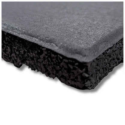 20mm Onyx EPDM Rubber Gym Tiles