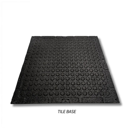 20mm Onyx EPDM Rubber Gym Tiles