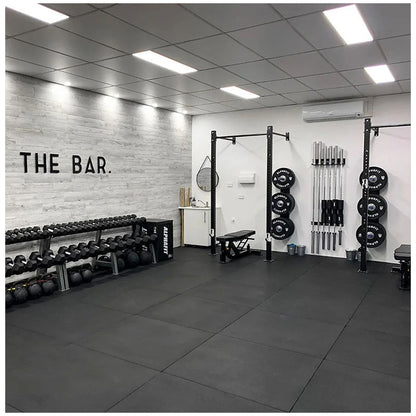20mm PRO Rubber Gym Flooring Tiles – Smooth Top Surface - UK's Top Rated