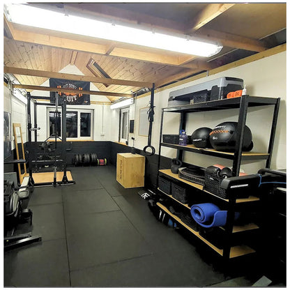 20mm PRO Rubber Gym Flooring Tiles – Smooth Top Surface - UK's Top Rated