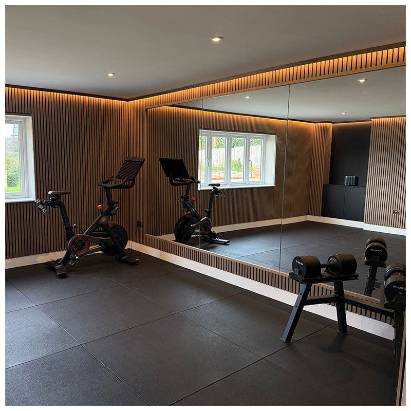 20mm PRO Rubber Gym Flooring Tiles – Smooth Top Surface - UK's Top Rated