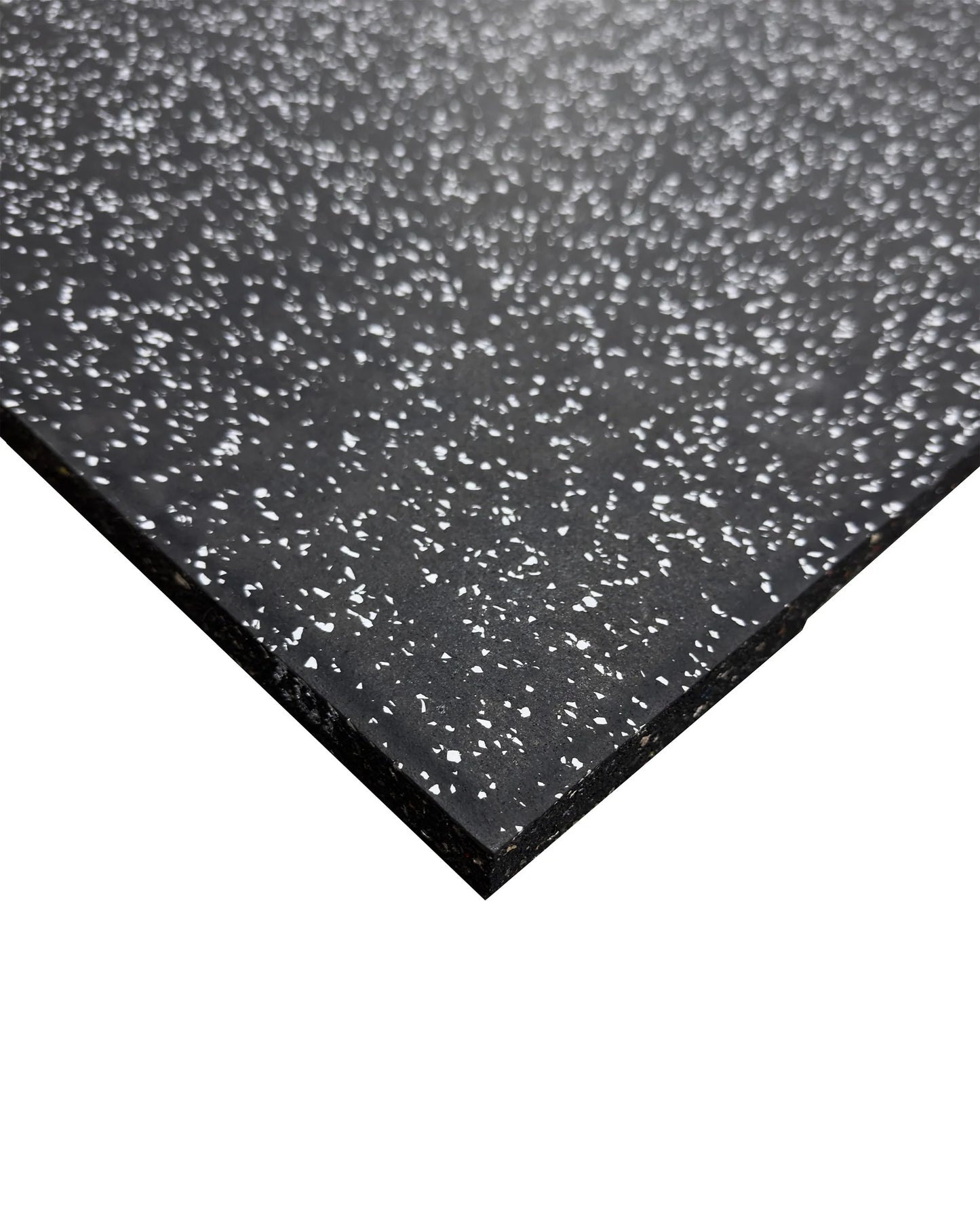 20mm Premium Black Rubber Tile (1m x 0.5m / Grey Fleck)