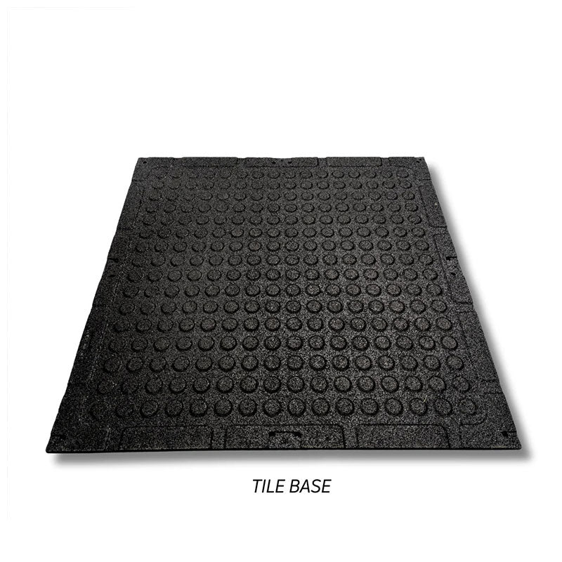 30mm Onyx EPDM Rubber Gym Tiles