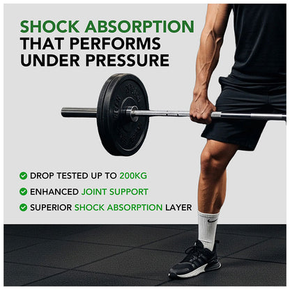 30mm PRO Anti-Shock Gym Floor Tile