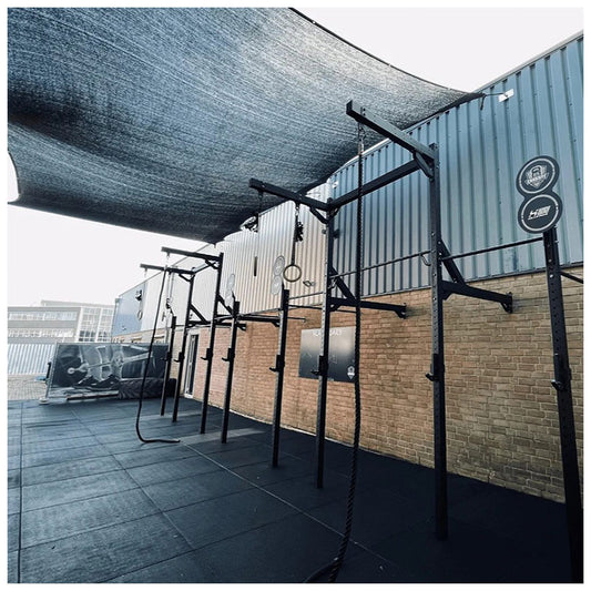 43mm Outdoor Rubber Gym Tiles – 1m x 1m