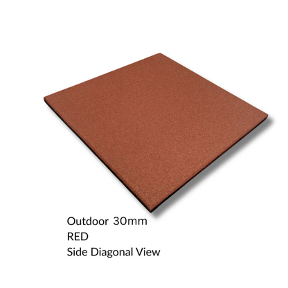 Safety Rubber Tiles - 500mm x 500mm