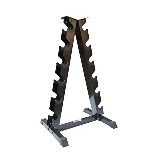 A Frame Hex Dumbbell Rack