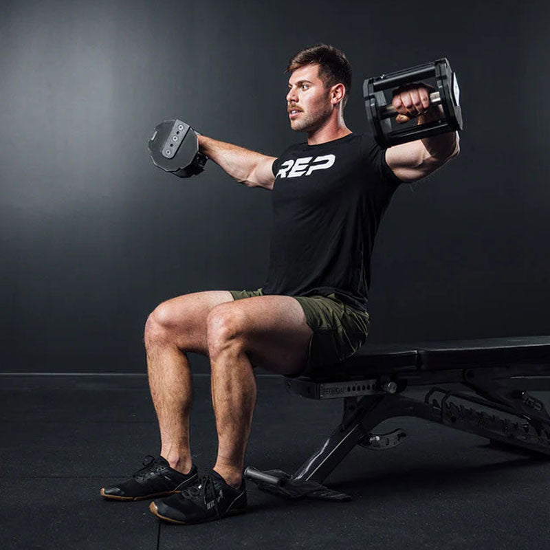 REP® x PÉPIN™ FAST Series™ Adjustable Dumbbell (lbs)