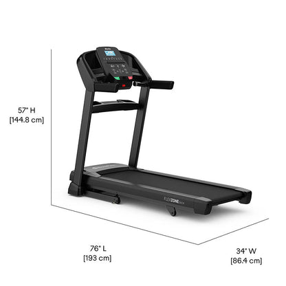 BowFlex T8.5J Smart Folding Treadmill – 12 MPH Speed, 12% Incline, App Connected Home Running Machine with JRNY, Peloton & Zwift Compatibility