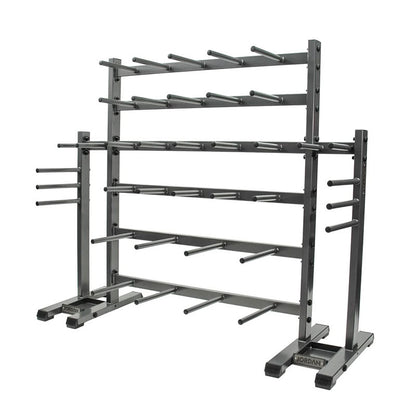 JORDAN® Studio Barbell Racks (Holds 12 Sets/30 Sets)