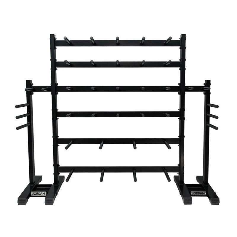 JORDAN® Studio Barbell Racks (Holds 12 Sets/30 Sets)