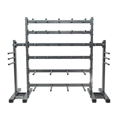 JORDAN® Studio Barbell Racks (Holds 12 Sets/30 Sets)