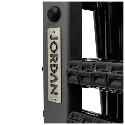 JORDAN® Studio Barbell Racks (Holds 12 Sets/30 Sets)