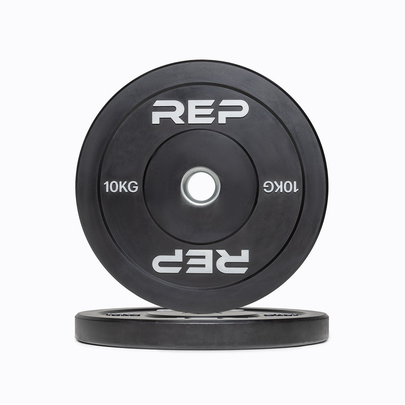Black Bumper Plates (KG) - 10kg Pair