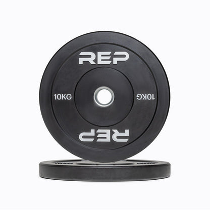 Black Bumper Plates (KG) - 10kg Pair