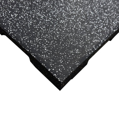 40mm Premium Black Rubber Tiles (1m x 0.5m / Grey Fleck)