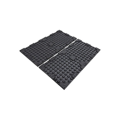 40mm Premium Black Rubber Tiles (1m x 0.5m / Grey Fleck)