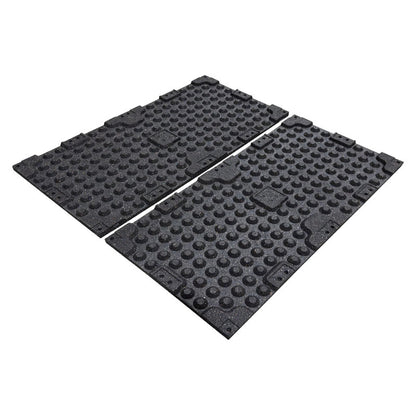 30mm Premium Black Rubber Tiles (1m x 0.5m / Grey Fleck)