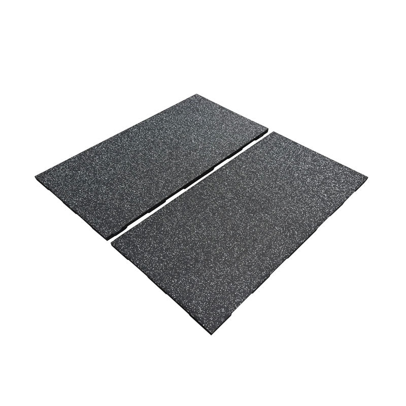 30mm Premium Black Rubber Tiles (1m x 0.5m / Grey Fleck)