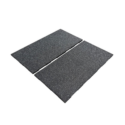 30mm Premium Black Rubber Tiles (1m x 0.5m / Grey Fleck)