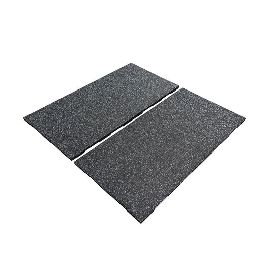 30mm Premium Black Rubber Tiles (1m x 0.5m / Grey Fleck)