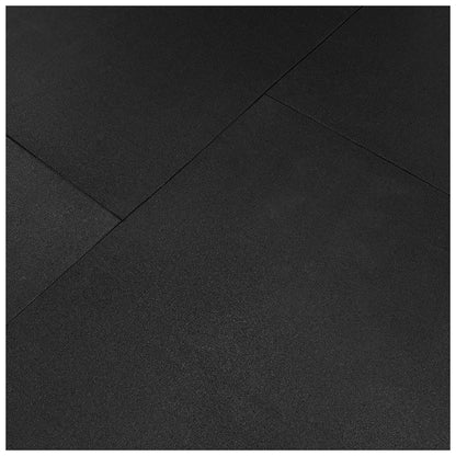 Black SBR Rubber Gym Flooring (1m x 1m) (10mm)