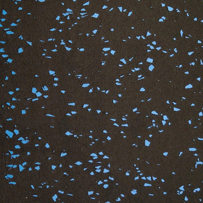 30mm Premium Blue Rubber Tiles (1m x 0.5m / 25% Blue Fleck)
