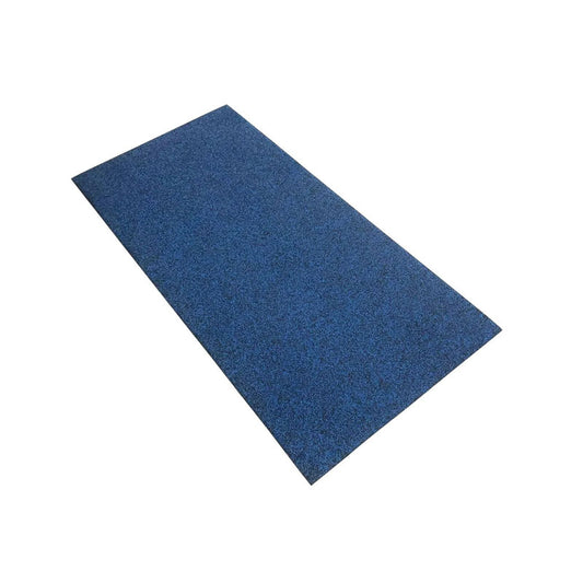 30mm Premium Blue Rubber Tiles (1m x 0.5m / 70% Blue Fleck)