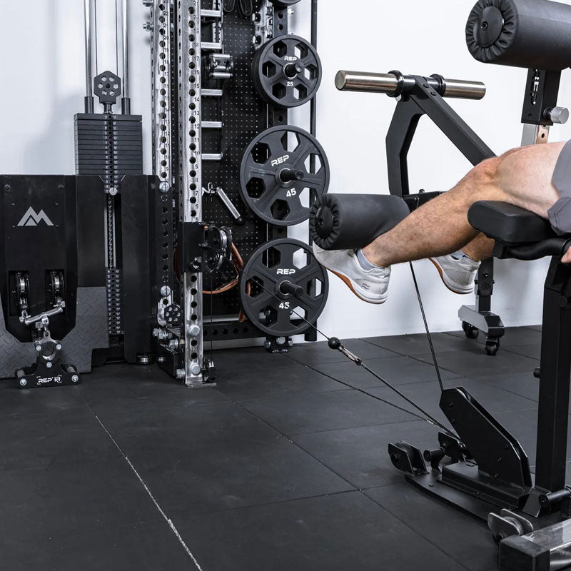 Leg Extension & Leg Curl Bench Attachment Cable Kit