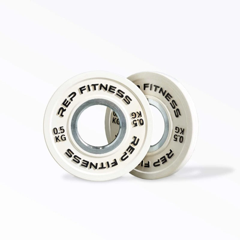 Change Plates (KG) - 0.5kg Pair (White)