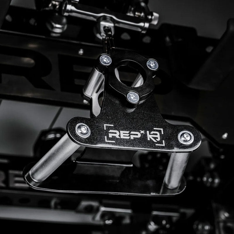 REP® x Kleva Built® Angled Atlas™ Close-Grip Cable and Landmine Attachment