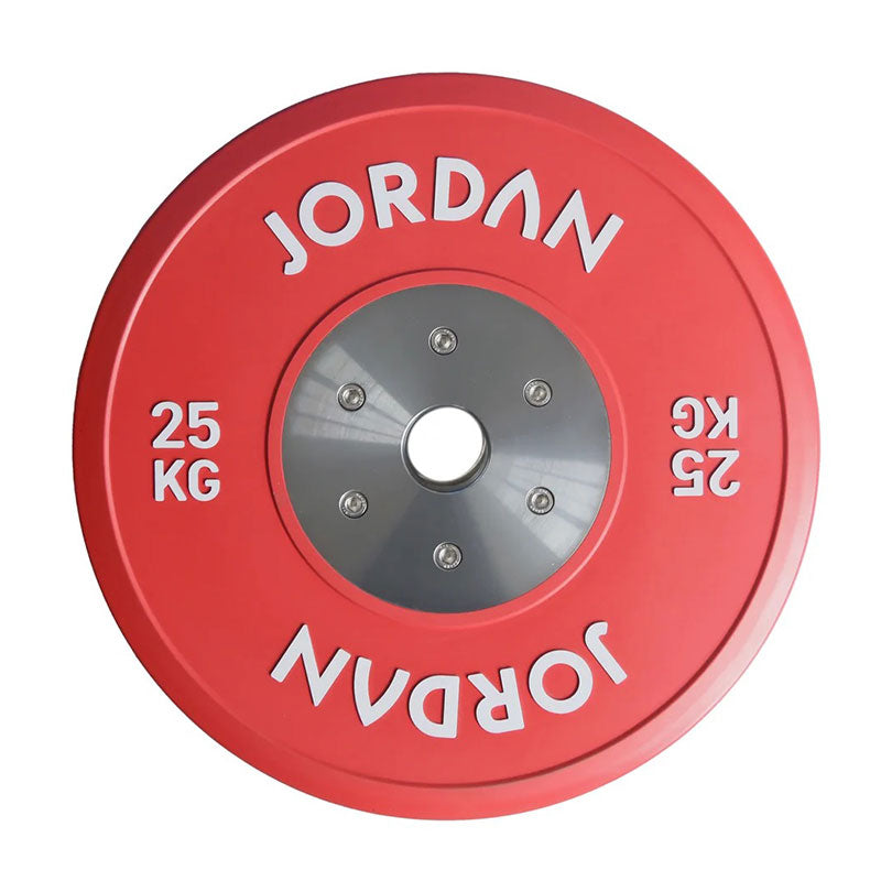 JORDAN® Coloured Rubber Calibrated Competition Weight Plate - NEW DESIGN