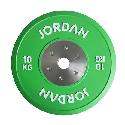 JORDAN® Coloured Rubber Calibrated Competition Weight Plate - NEW DESIGN