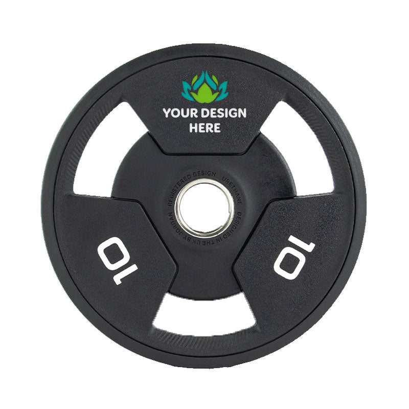 JORDAN® Custom Urethane Tri-Grip Olympic Plates