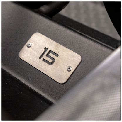 JORDAN® Dumbbell Rack Weight Labels