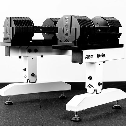 REP® Adjustable Dumbbell Stand Leveling Feet