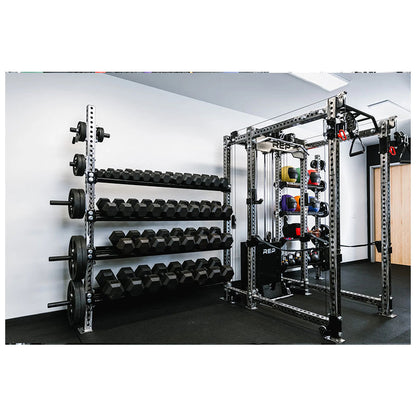 Dumbbell & Kettlebell Storage Shelf