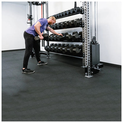 Dumbbell & Kettlebell Storage Shelf