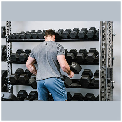 Dumbbell & Kettlebell Storage Shelf