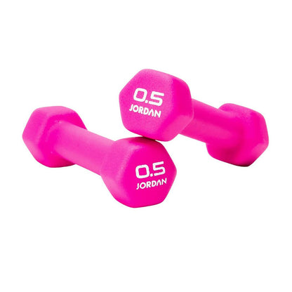 JORDAN® Neoprene Studio Hex Dumbbells & Sets