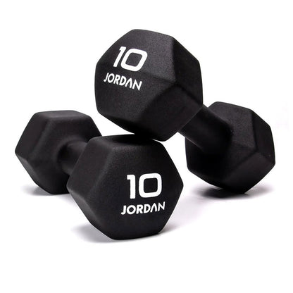 JORDAN® Neoprene Studio Hex Dumbbells & Sets